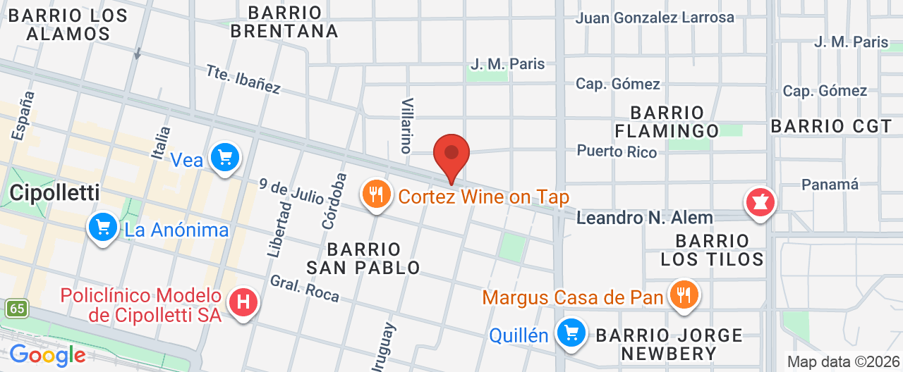 Mapa de la ubicación