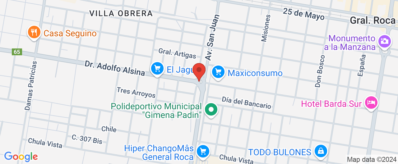 Mapa de la ubicación
