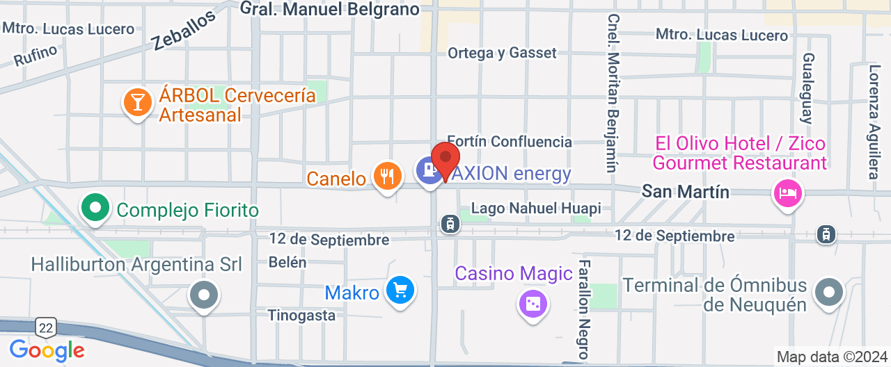 Mapa de la ubicación