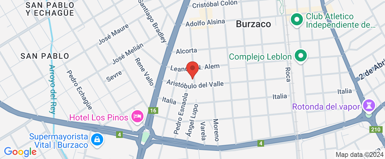Mapa de la ubicación
