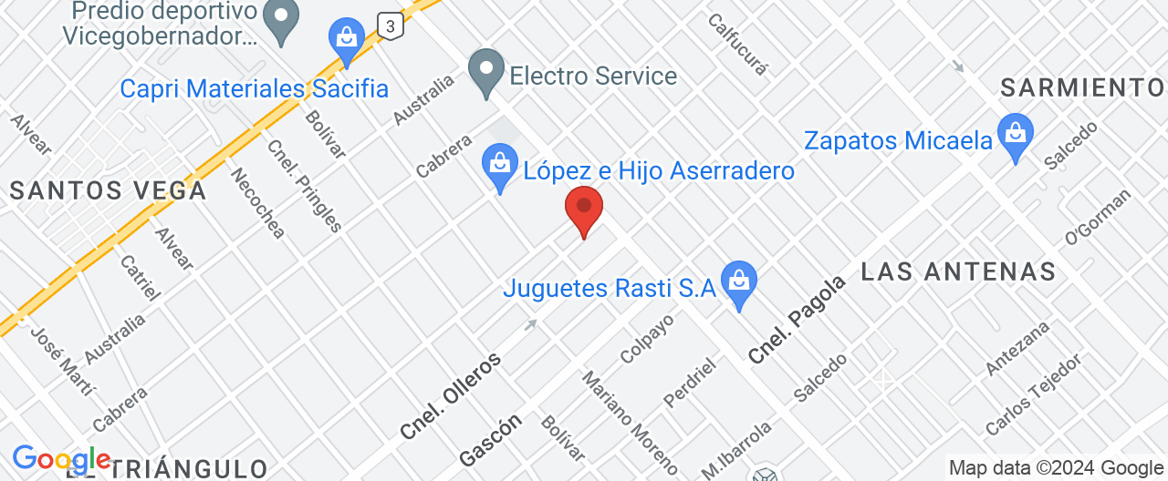 Mapa de la ubicación