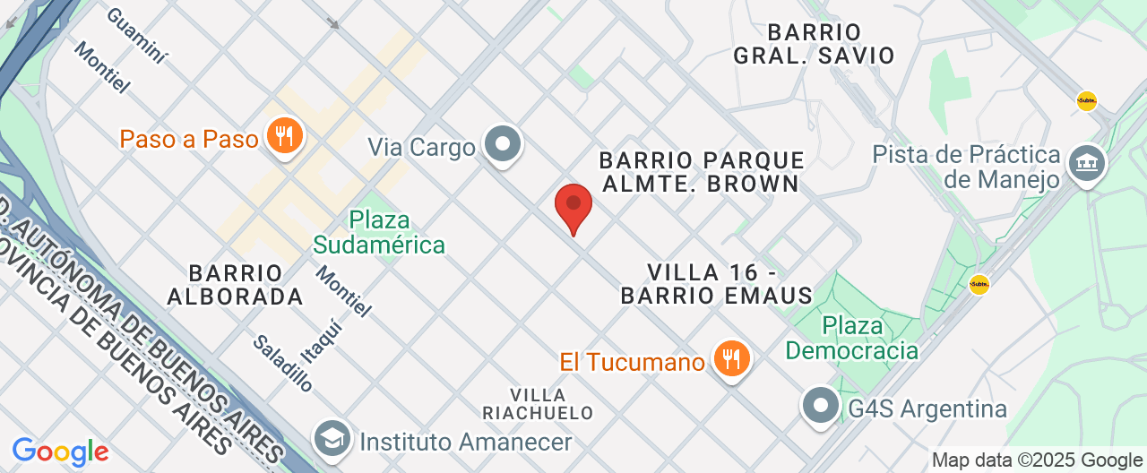 Mapa de la ubicación