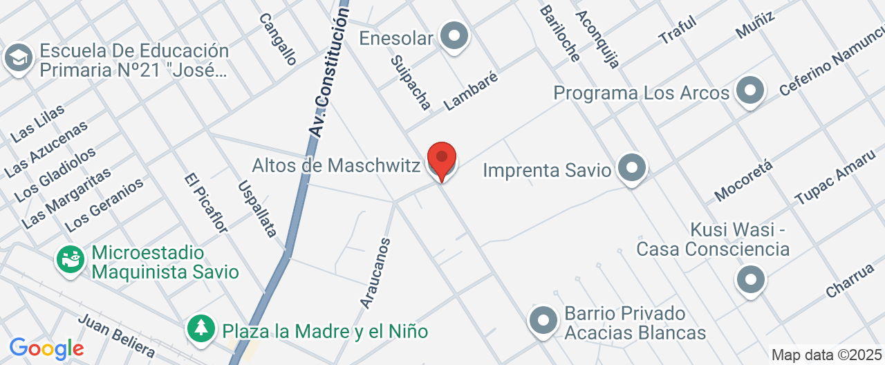 Mapa de la ubicación