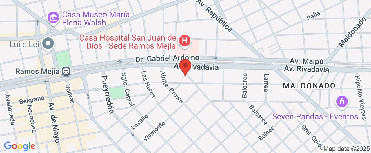 Mapa de la ubicación