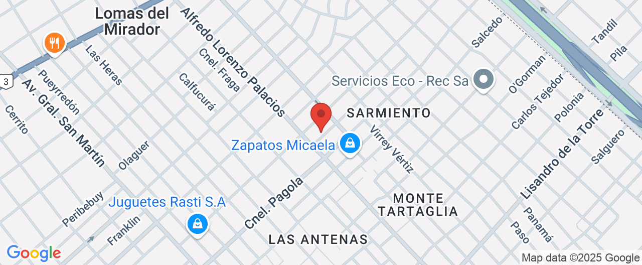 Mapa de la ubicación
