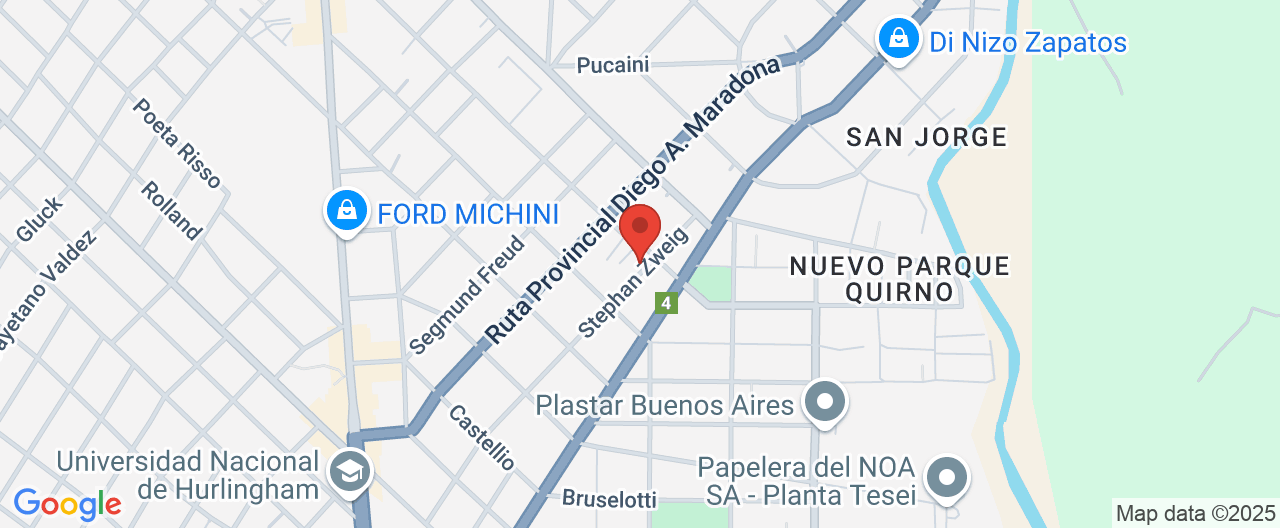Mapa de la ubicación