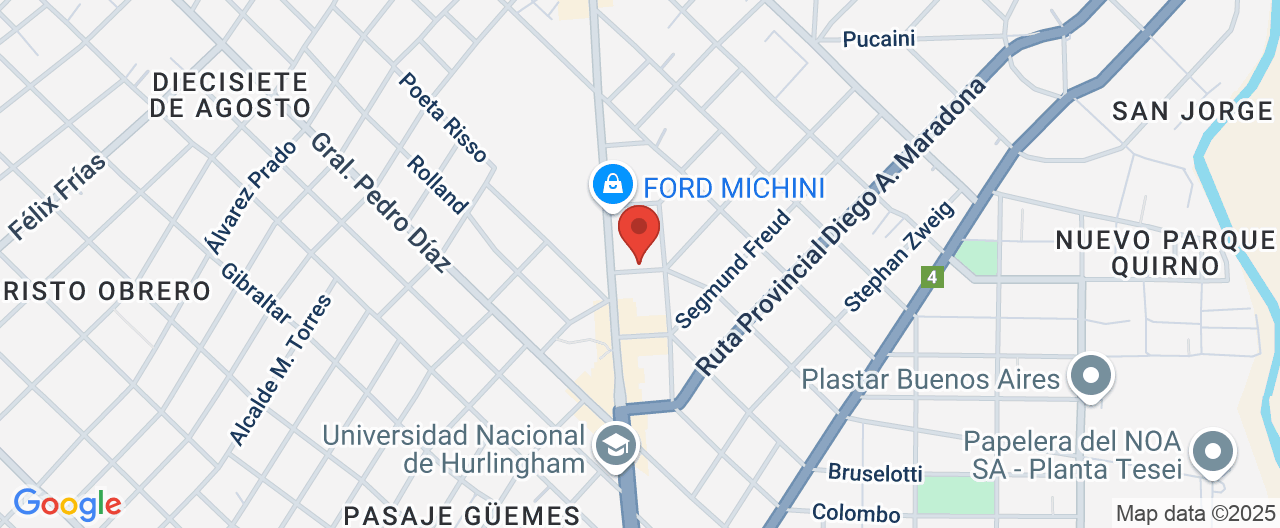 Mapa de la ubicación