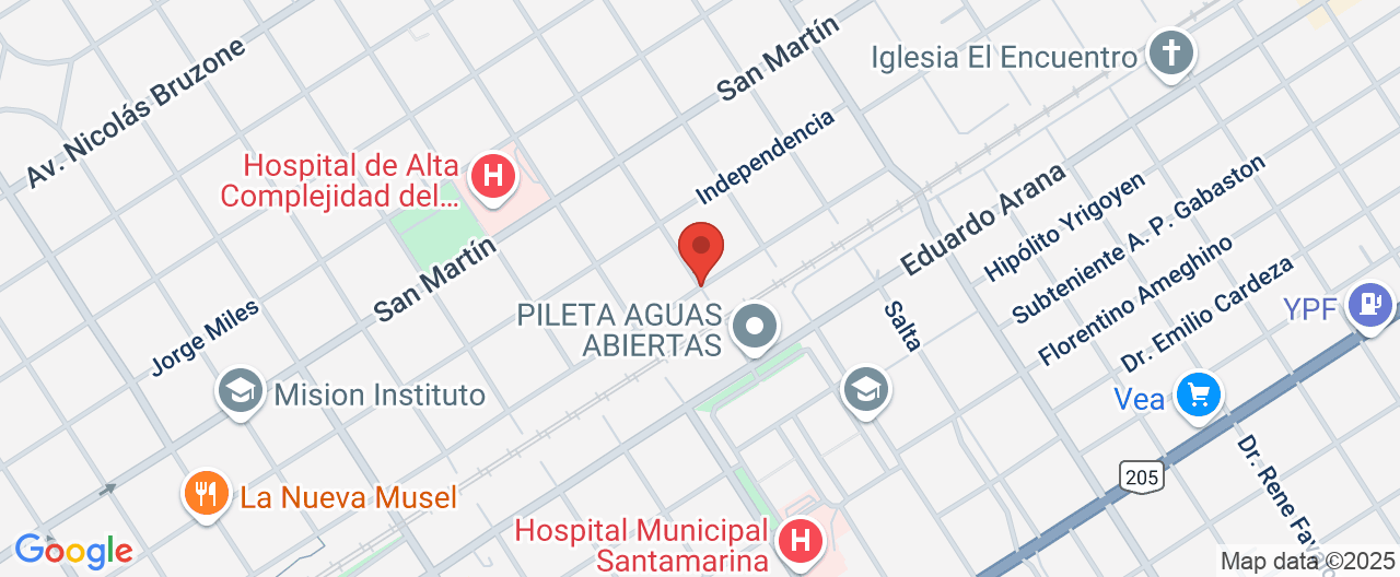 Mapa de la ubicación