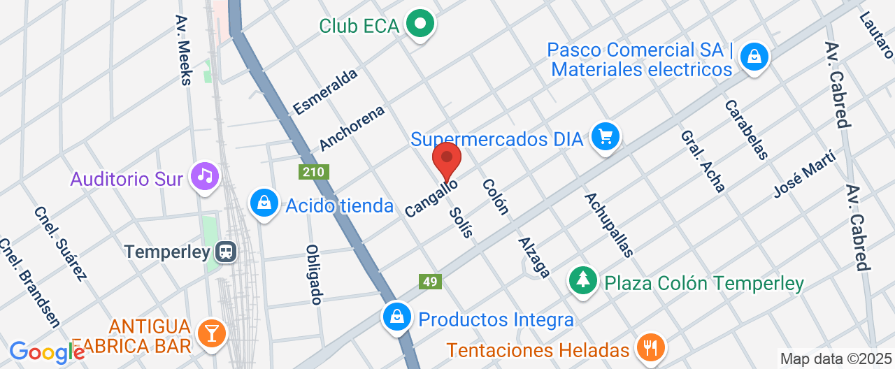 Mapa de la ubicación