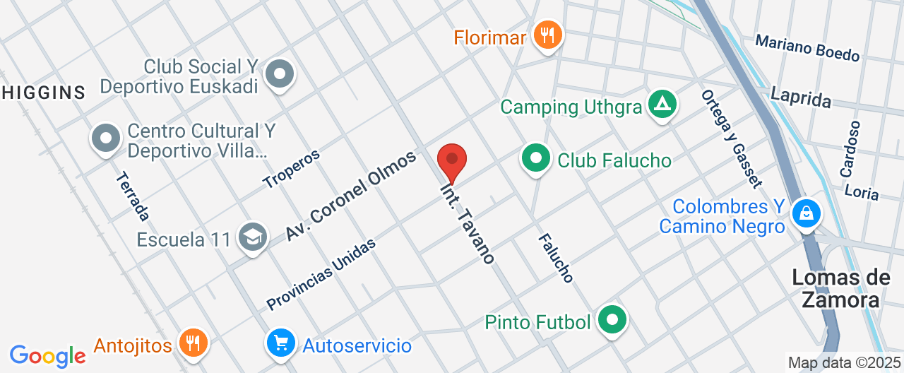 Mapa de la ubicación