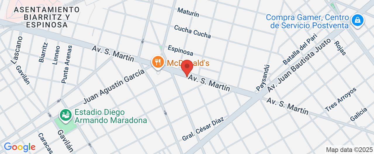 Mapa de la ubicación