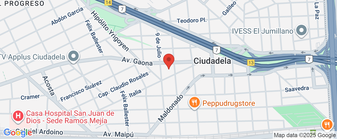 Mapa de la ubicación