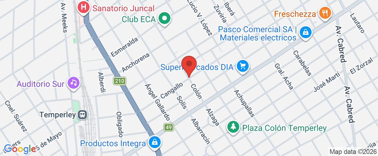 Mapa de la ubicación