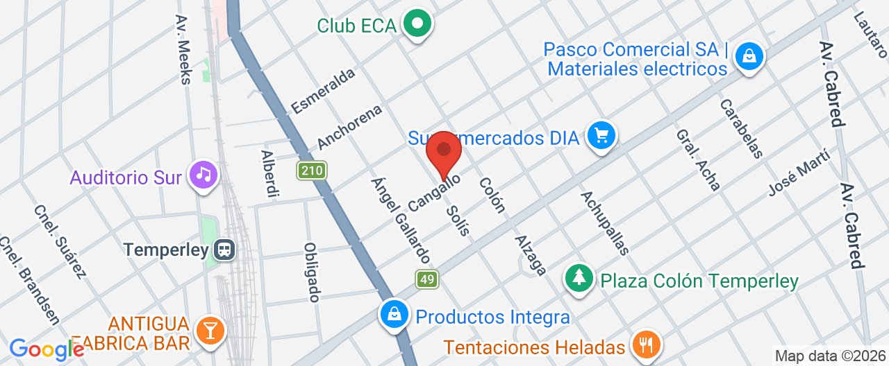 Mapa de la ubicación