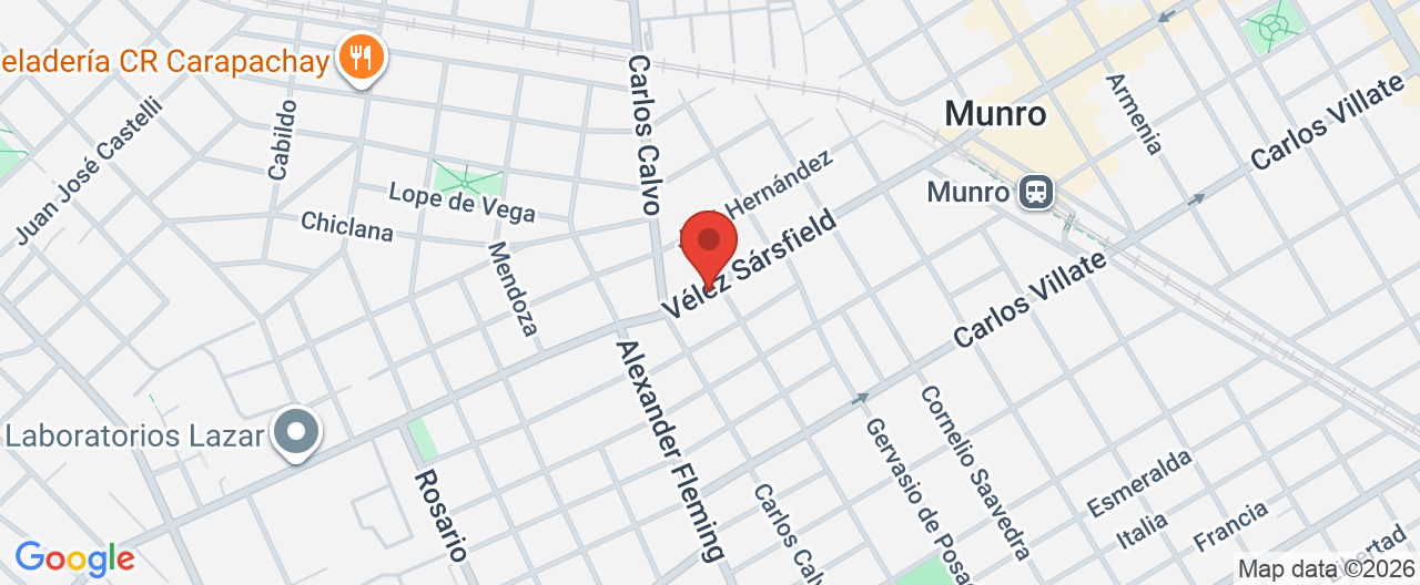 Mapa de la ubicación