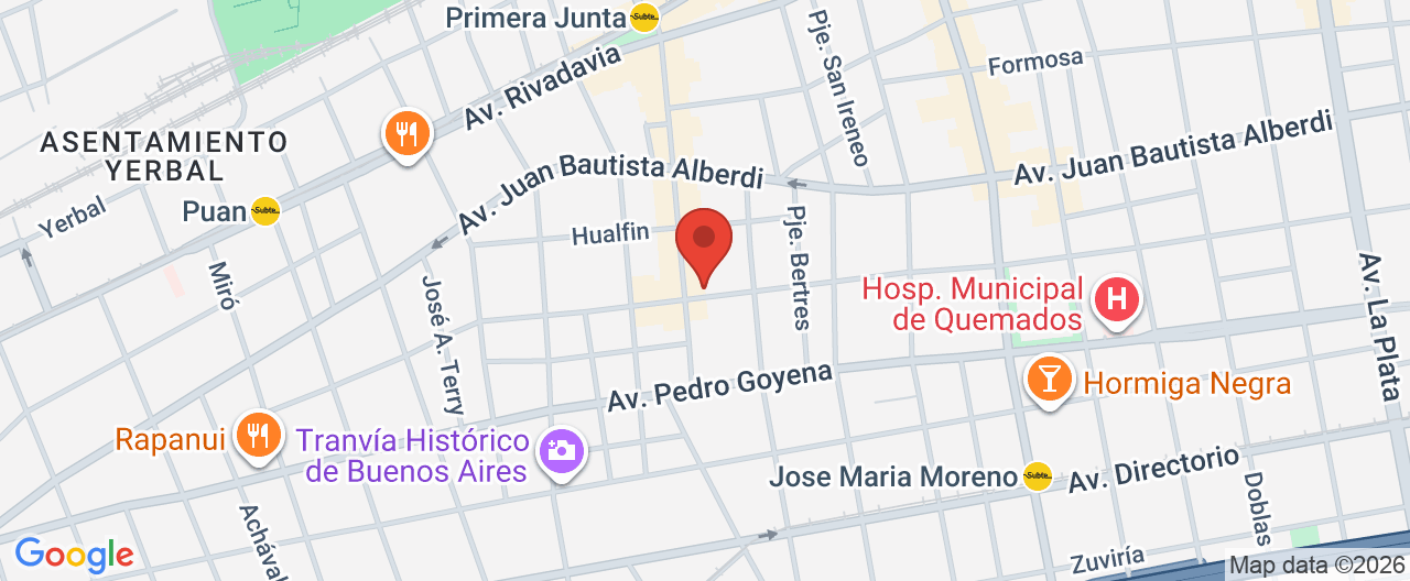 Mapa de la ubicación