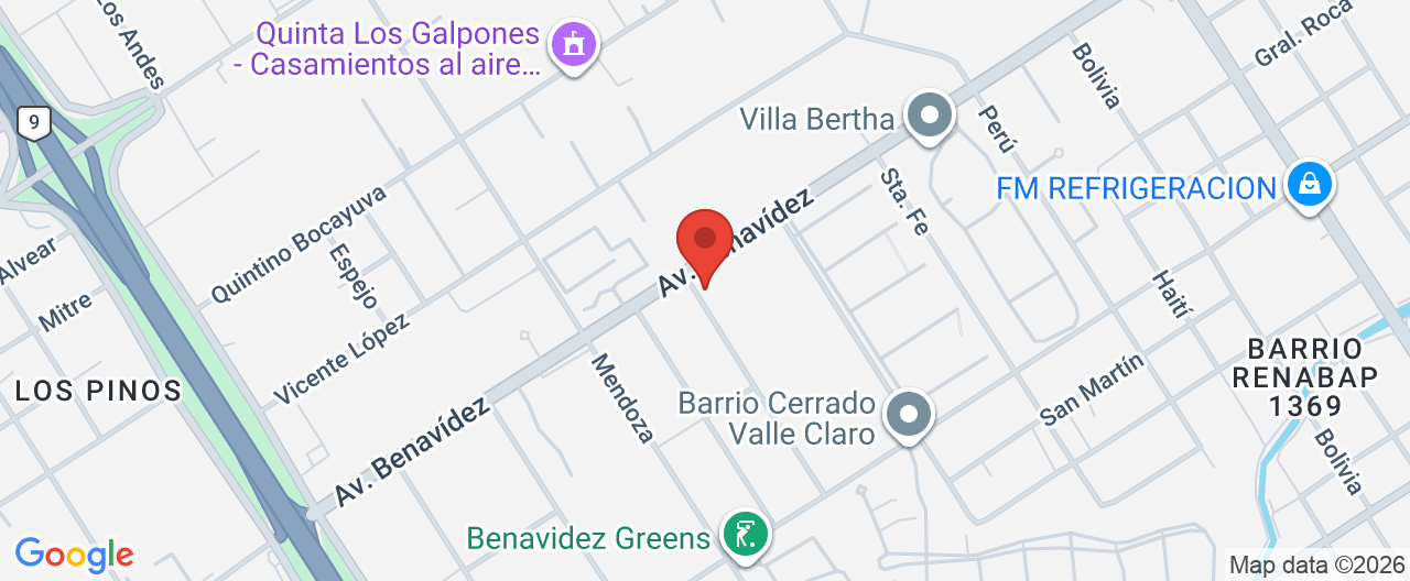 Mapa de la ubicación