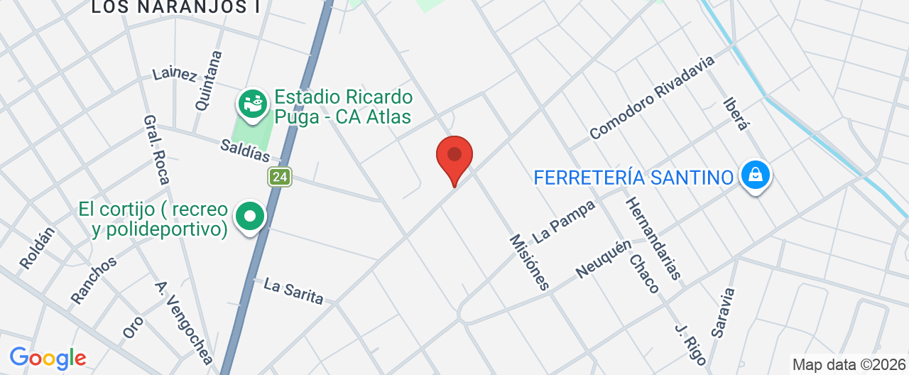 Mapa de la ubicación