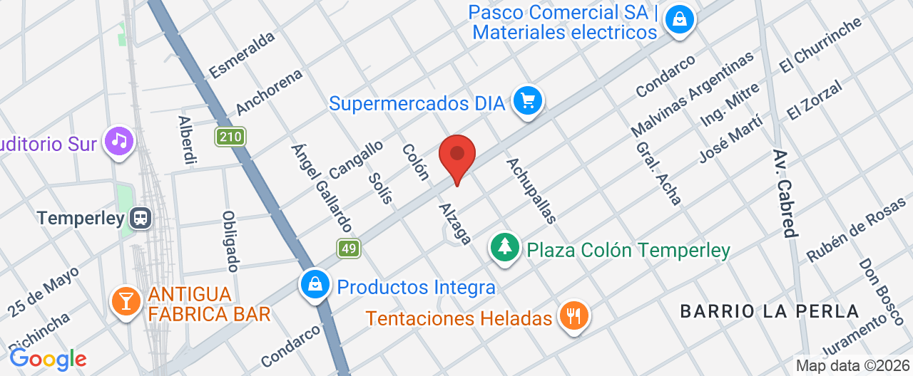 Mapa de la ubicación