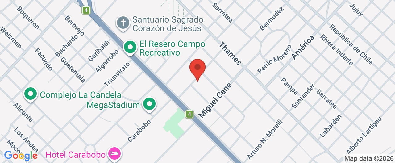 Mapa de la ubicación