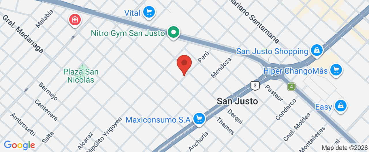 Mapa de la ubicación