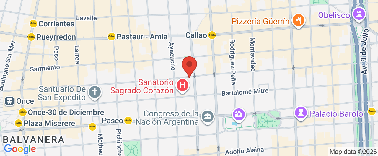 Mapa de la ubicación