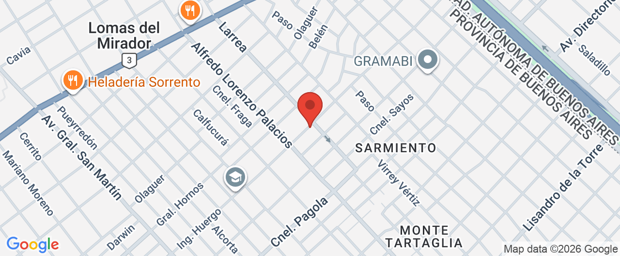 Mapa de la ubicación