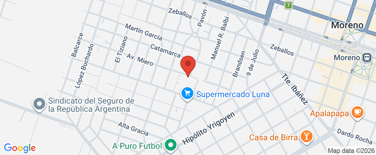 Mapa de la ubicación