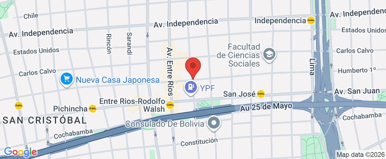 Mapa de la ubicación