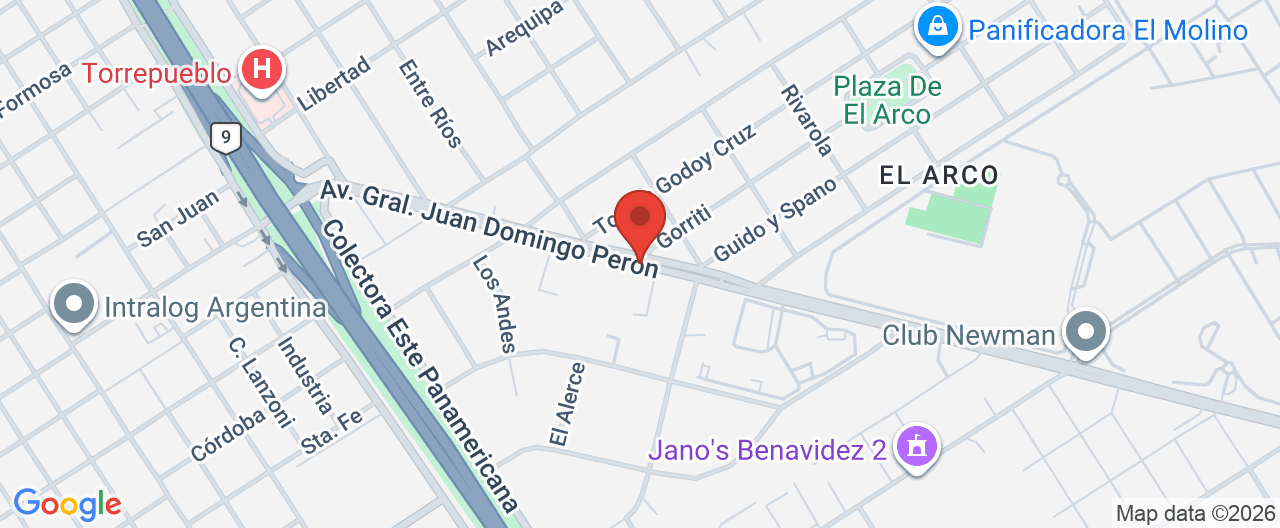 Mapa de la ubicación