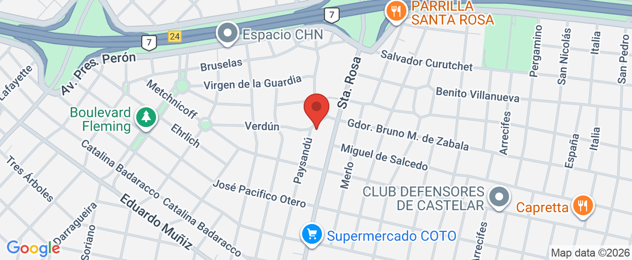 Mapa de la ubicación