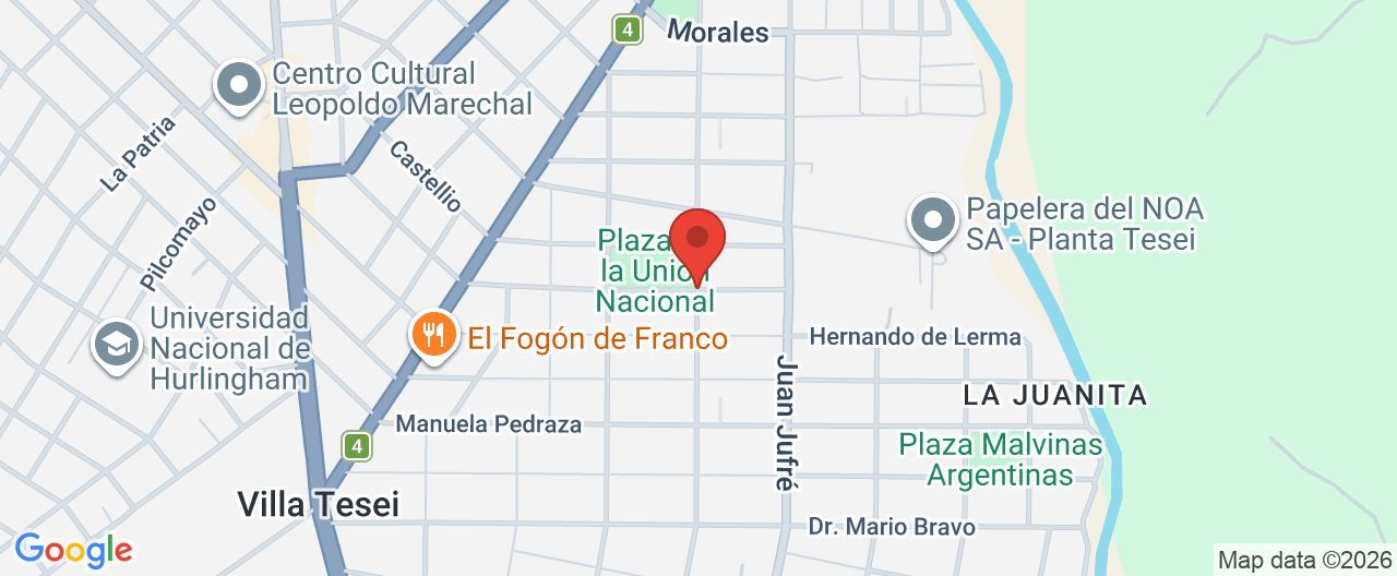 Mapa de la ubicación