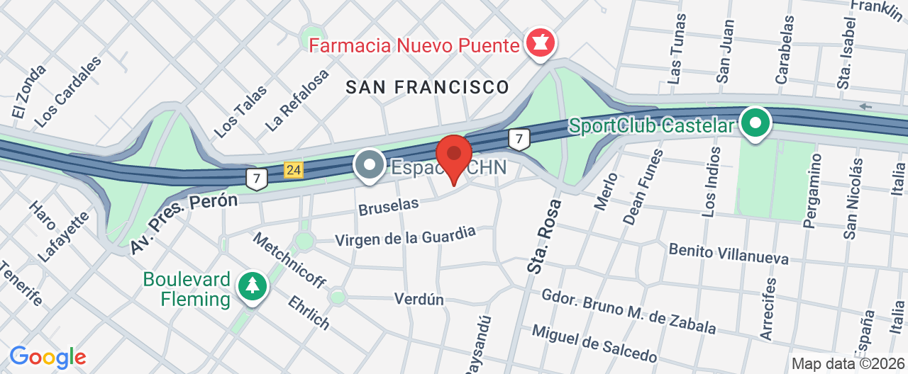Mapa de la ubicación