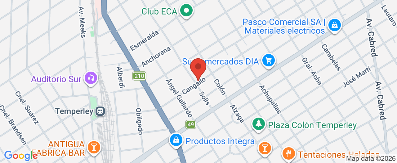 Mapa de la ubicación