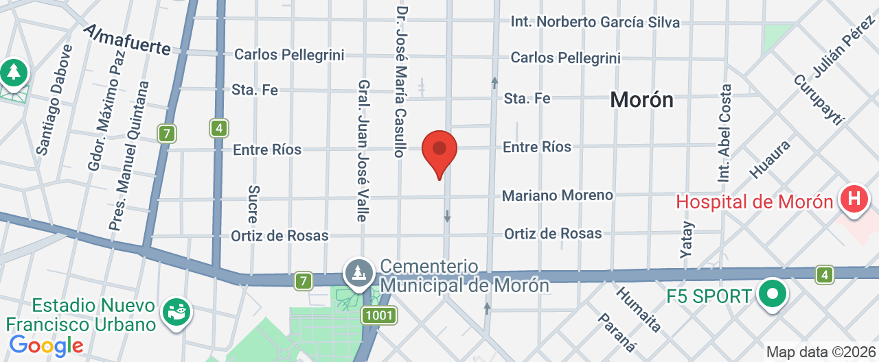 Mapa de la ubicación