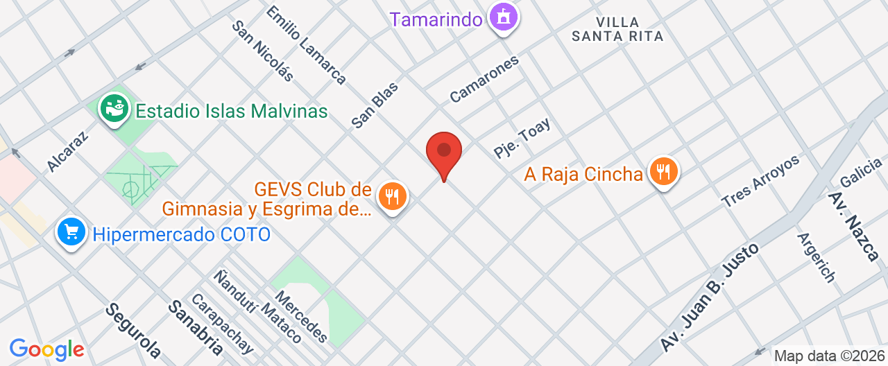 Mapa de la ubicación