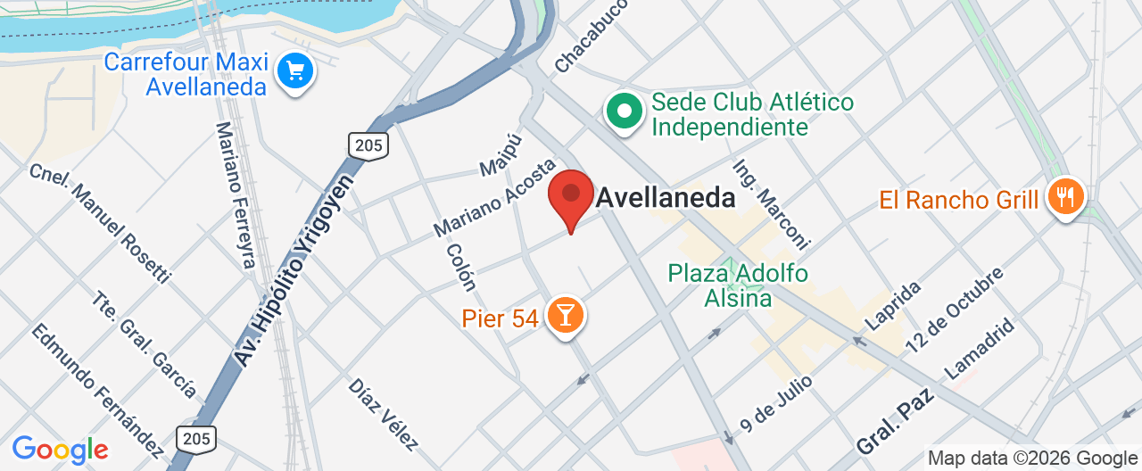 Mapa de la ubicación
