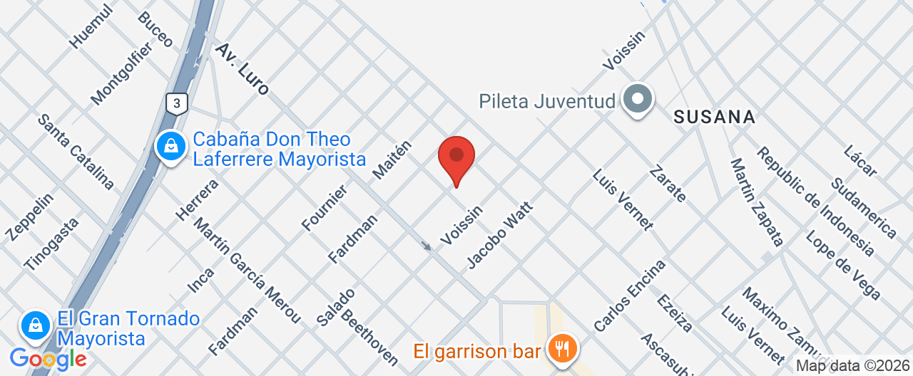Mapa de la ubicación