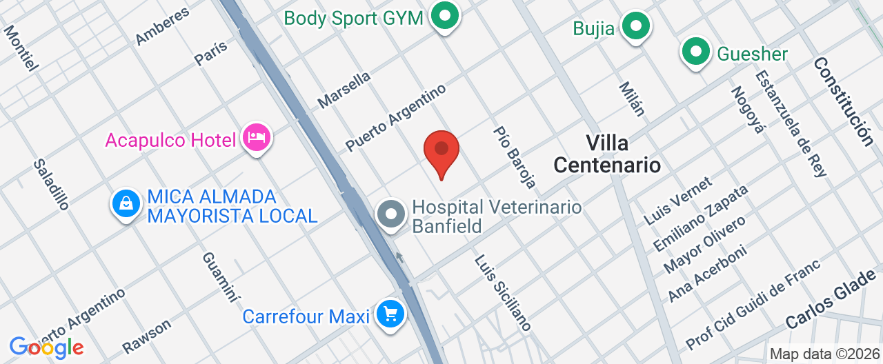 Mapa de la ubicación