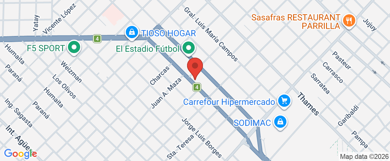 Mapa de la ubicación