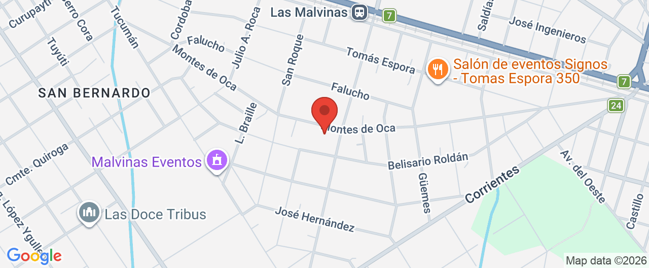 Mapa de la ubicación