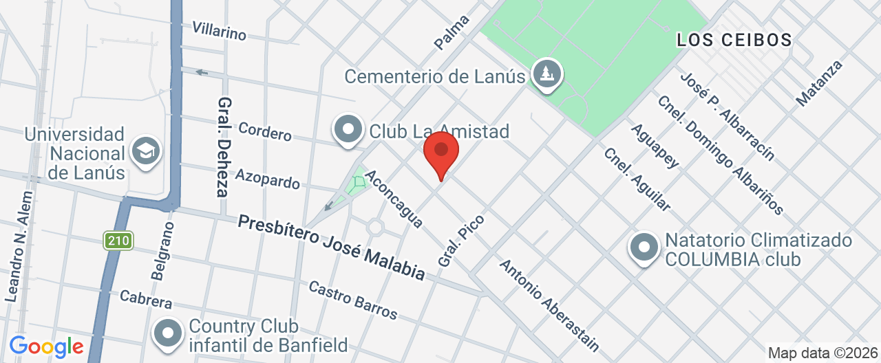Mapa de la ubicación