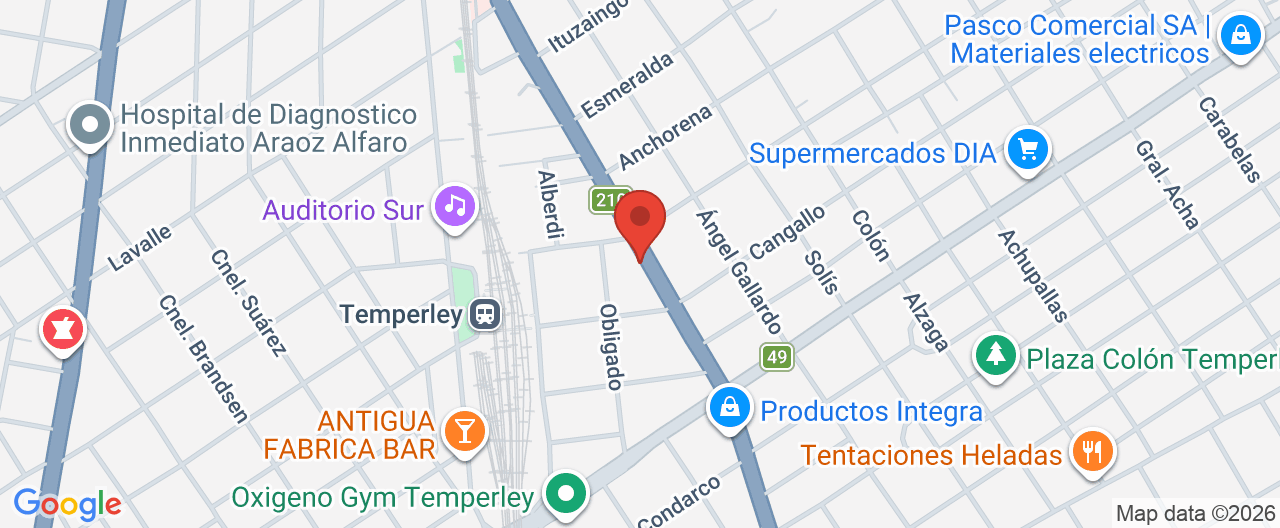 Mapa de la ubicación