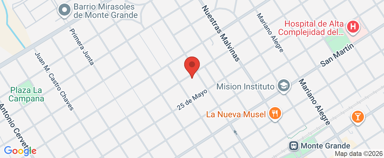 Mapa de la ubicación