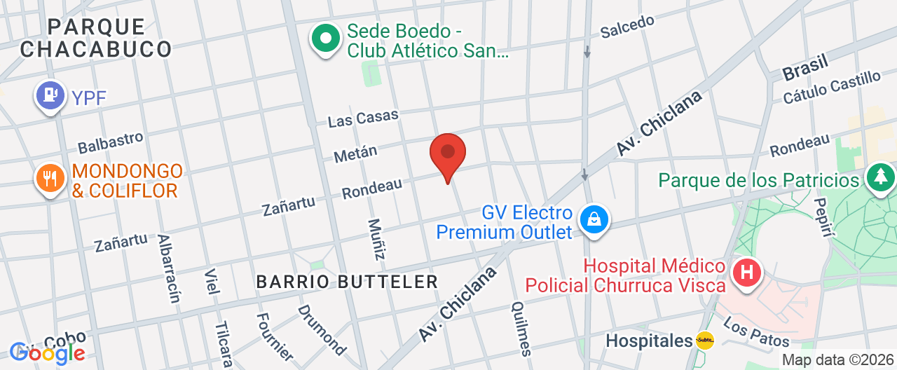 Mapa de la ubicación