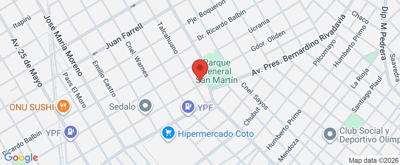 Mapa de la ubicación