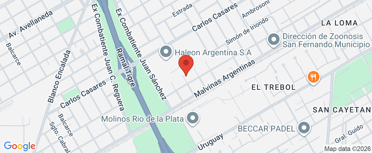Mapa de la ubicación