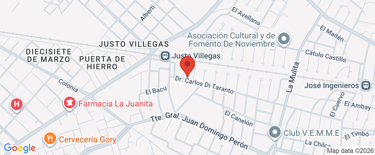 Mapa de la ubicación