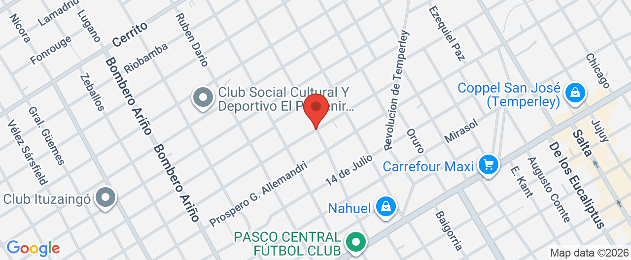 Mapa de la ubicación