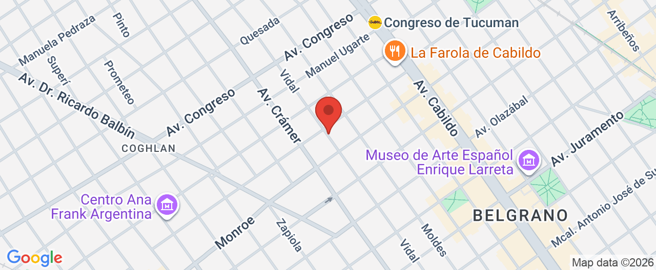 Mapa de la ubicación